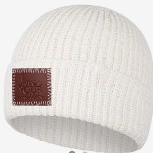 Love Your Melon White Speckled Beanie